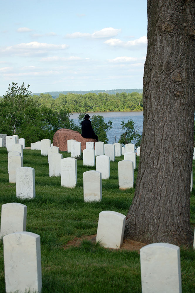 Irish Cemetery Overlooking the River